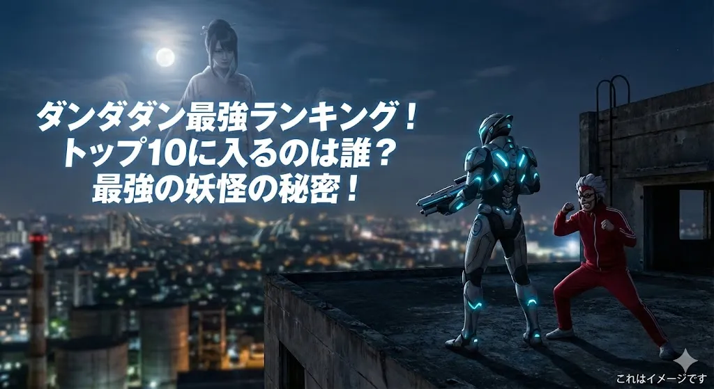 ダンダダンの最強キャラは誰？ランキング1位の最強の妖怪から宇宙人までトップ10を一挙公開！アイキャッチ