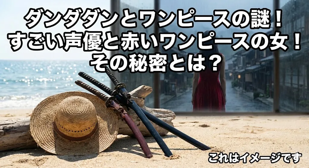 ダンダダンのワンピースの謎って何？すごい声優2人と赤いワンピースの女の泣ける過去が3分でわかるよ！アイキャッチ