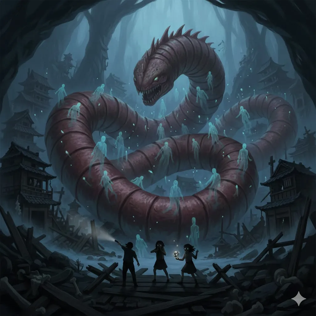 【正体判明】ダンダダンに登場する「巨大人喰いミミズ」の名前と元ネタ