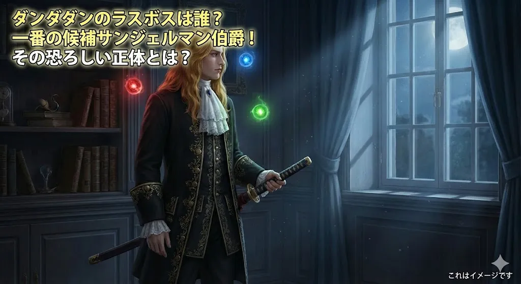 ダンダダンのラスボスは誰？まるでチートなサンジェルマン伯爵の正体と3つの秘密を大公開！アイキャッチ