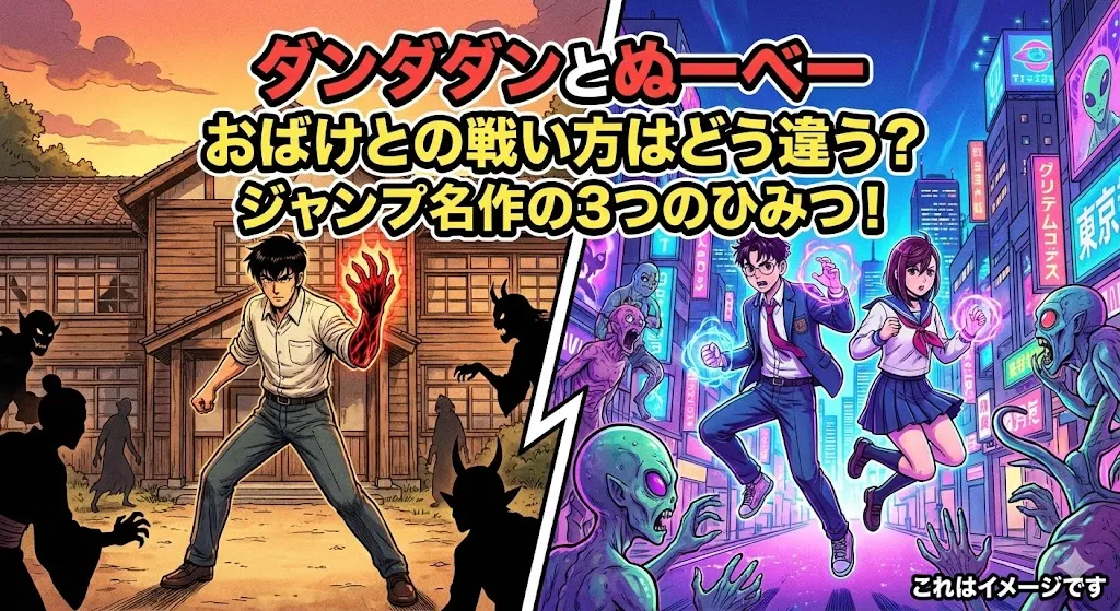 ダンダダンとぬーべー、戦い方はどう違う？2つの名作をつなぐ3つのひみつとは？アイキャッチ