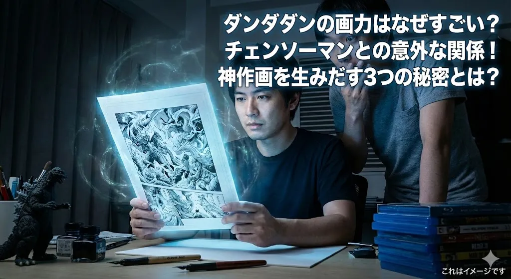 ダンダダンの画力はなぜ魔法みたいにすごい？チェンソーマンの作者も驚く3つの秘密！アイキャッチ