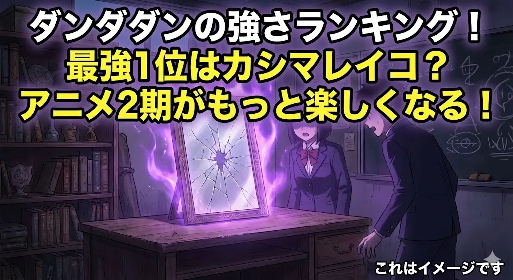ダンダダンの強さランキングTOP10！最強1位はカシマレイコ？なんJで話題のひみつが5分でわかるアイキャッチ