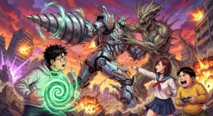 激アツ!ダンダダンにおけるグレンラガン&ロボットのオマージュ事例