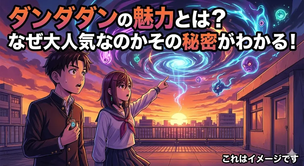 ダンダダンの魅力って何？つまらないと言う人も必見！1000万部突破の魔法のような面白さを解説アイキャッチ