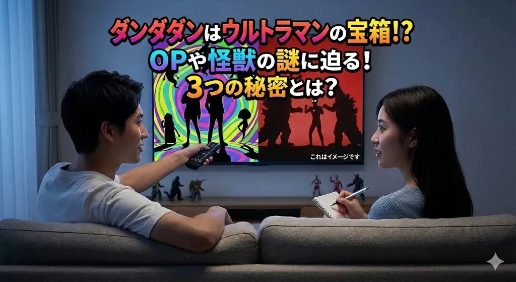 ダンダダンとウルトラマンのOPを比較！なぜ宇宙人や怪獣の元ネタが多いの？3つの理由で謎解決アイキャッチ