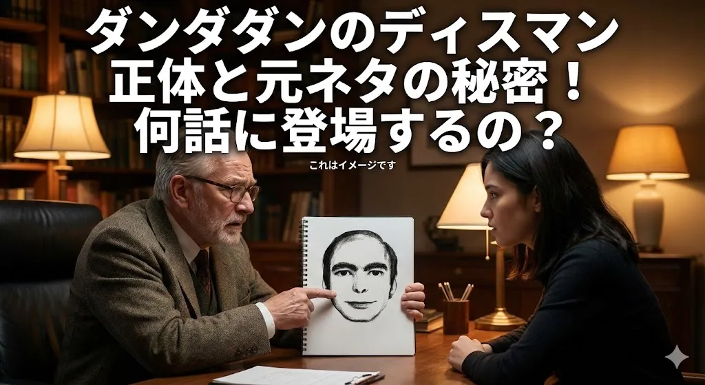 ダンダダンのディスマンは何話で登場？正体や元ネタの秘密と83話の謎がスッキリ解けるアイキャッチ