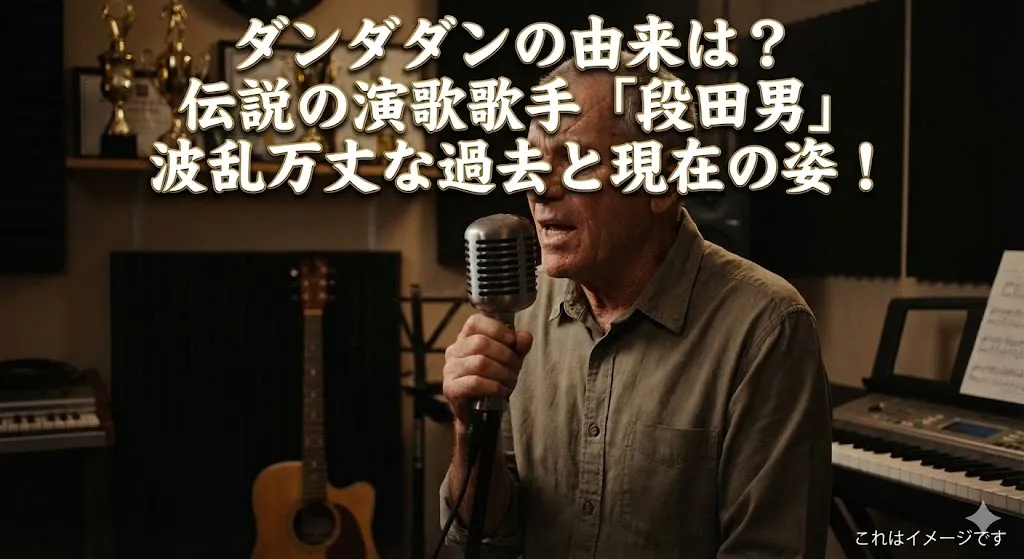 ダンダダンと演歌歌手の段田男は関係ある？現在の画像や13冠の過去、段田弾など名前の謎まで解明！アイキャッチ